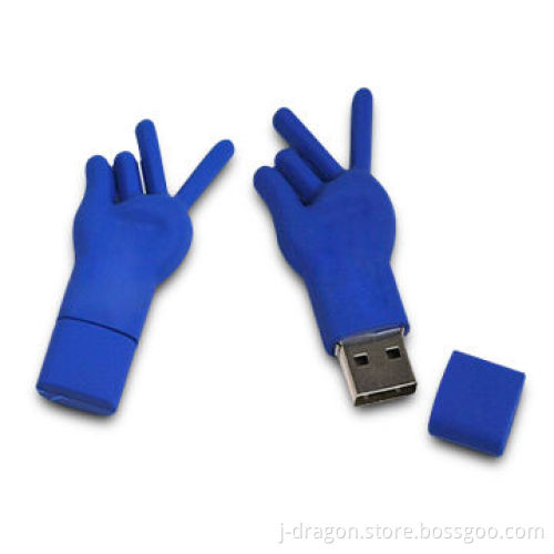 PVC USB Flash Drive with 512MB to 16GB Storage Capacity and 10-year Minimum Data Retention